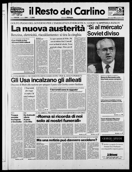 Il Resto del Carlino : giornale dell'Emilia